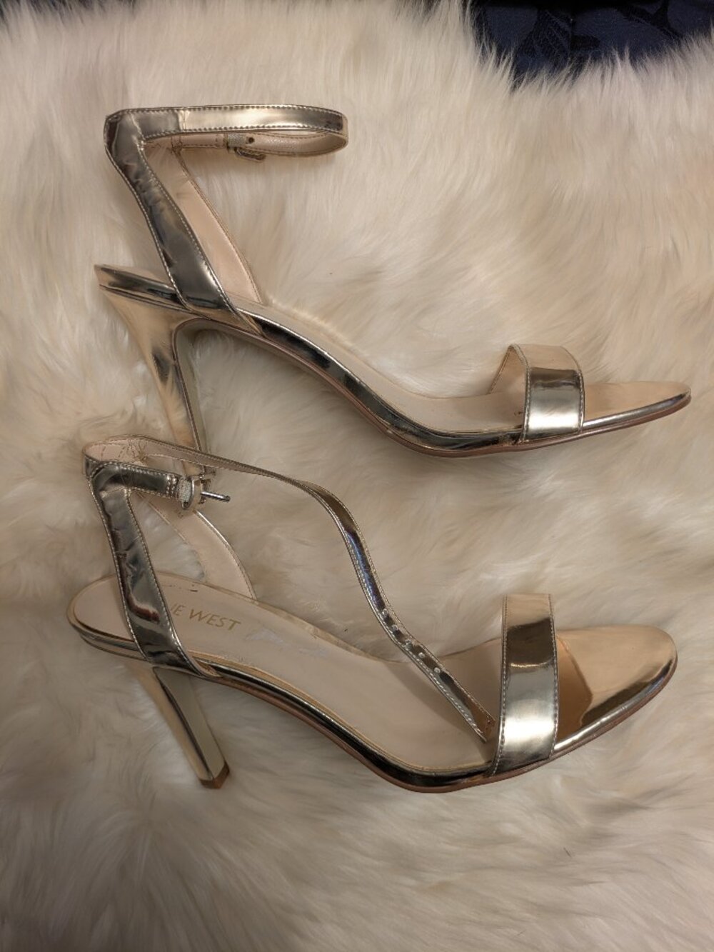 Nine West Gold Strappy Sandal